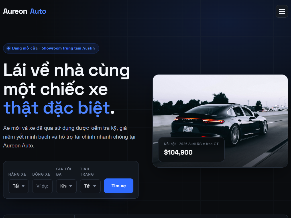 Aureon Auto - Xe Sang Chính Hãng