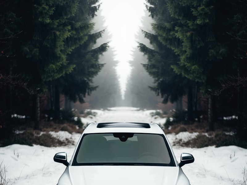 2021 Volvo XC60 in denim blue, three-quarter front